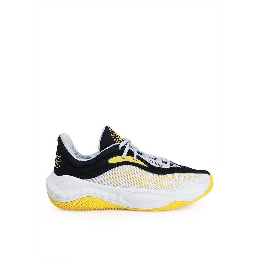 NEW UNDER ARMOUR unisex curry splash 25 shoes in black/white/taxi